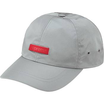 Sombreros Supreme Cuero Patch 6-Panel Gris | Supreme 512YU